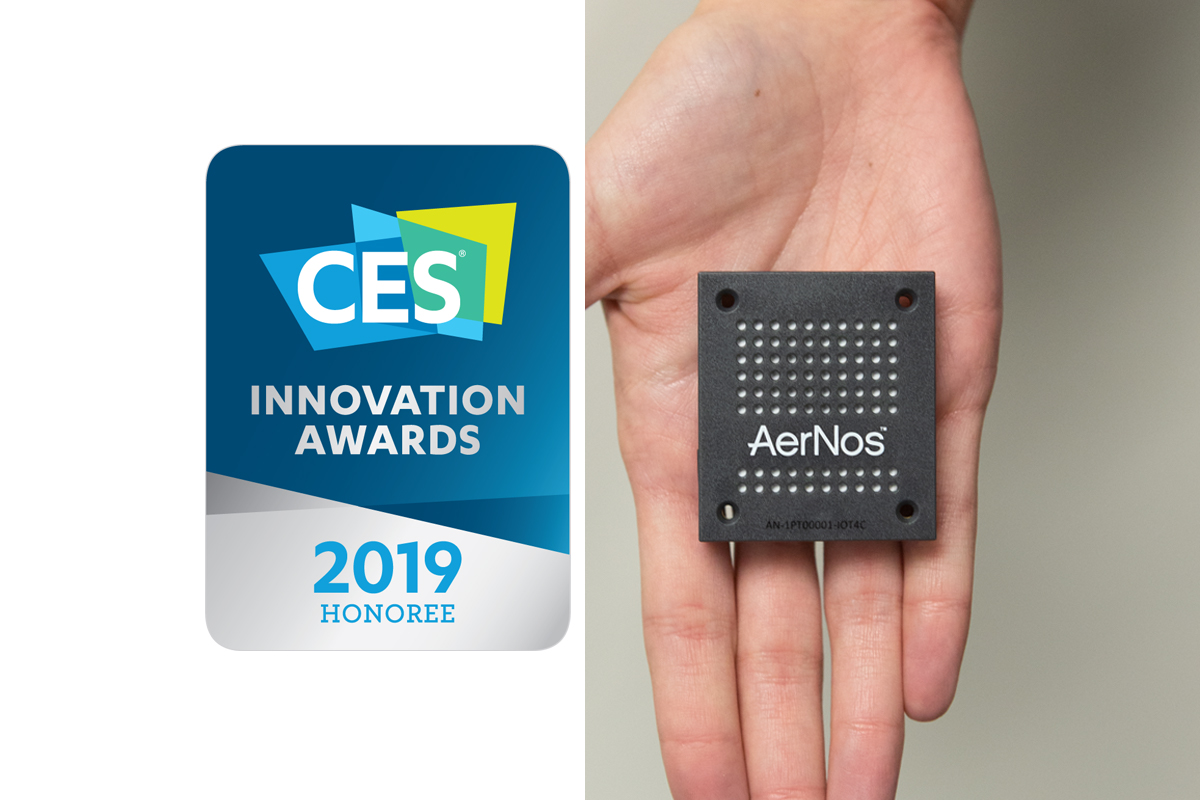 AerNos Named a CES 2019 Innovation Award Honoree for AerIoT